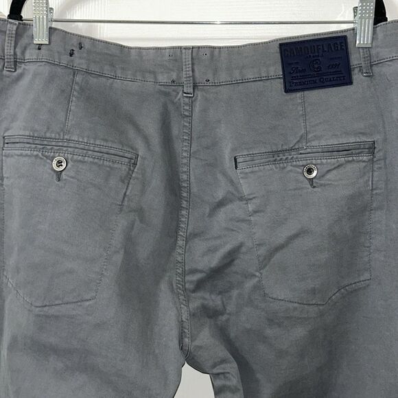Camouflage AR and J Gray Chino Cotton Blend Men’s Pants(Size 44) - Picture 8 of 14